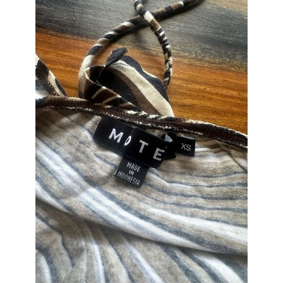 MOTEL Dapa Vest Top In 70s Ripple Size XS - Picture 7 of 8